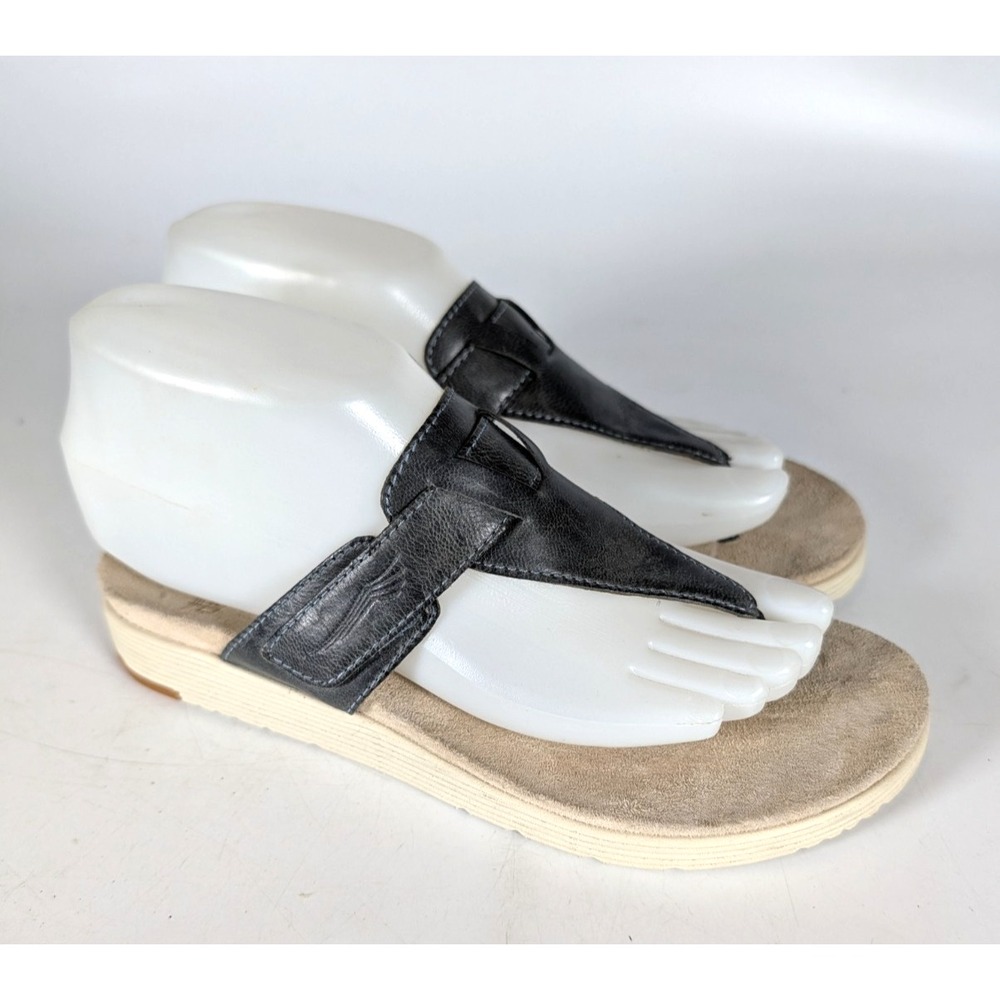 Dansko Cece Thong Sandals Women's Size: 37 / 6.5-7 Gunmetal Gray Leather